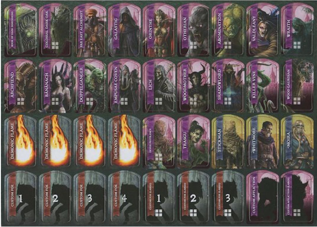 Folklore: The Affliction – Dark Tales Expansion cartes