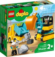 LEGO® DUPLO® Truck & Graafmachine met rupsbanden