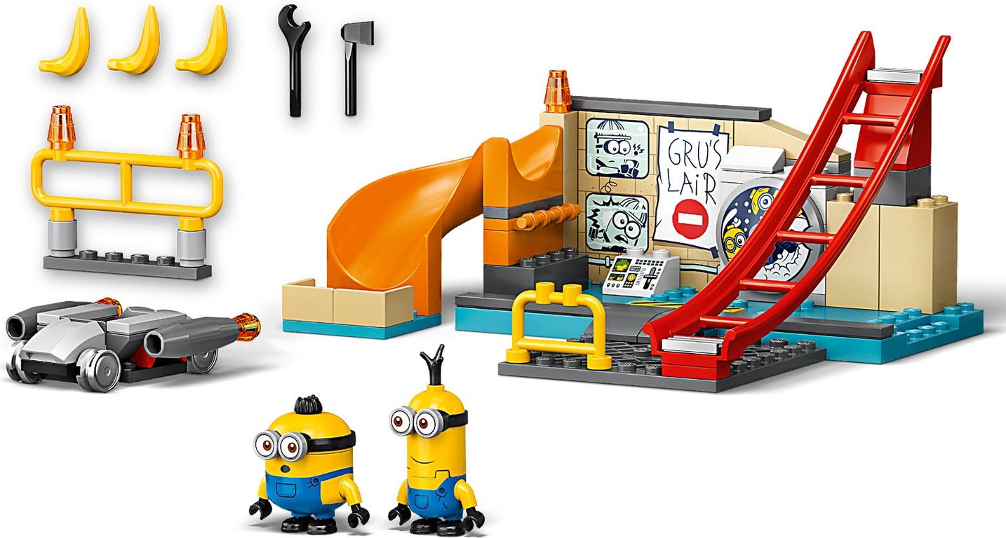 LEGO® Minions I Minions nel laboratorio di Gru componenti