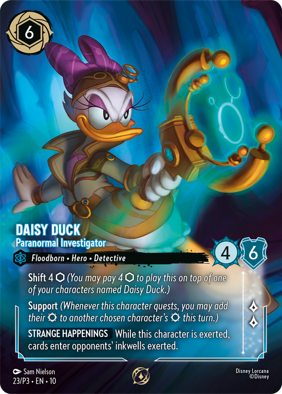 Disney Lorcana TCG - Whispers in the Well Booster Daisy kaart