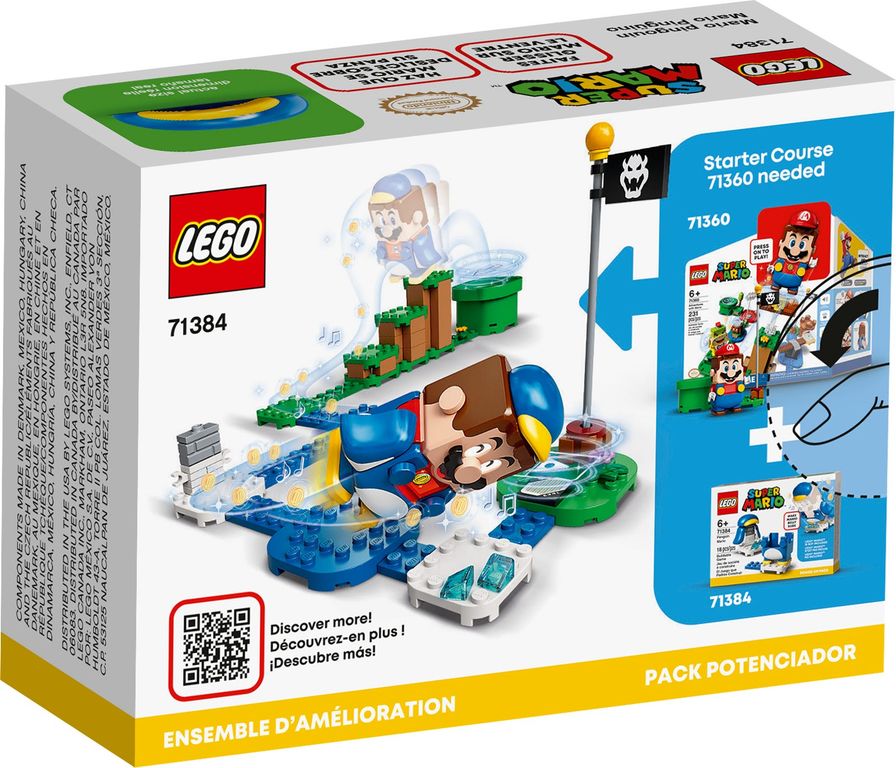LEGO® Super Mario™ Penguin Mario Power-Up Pack back of the box