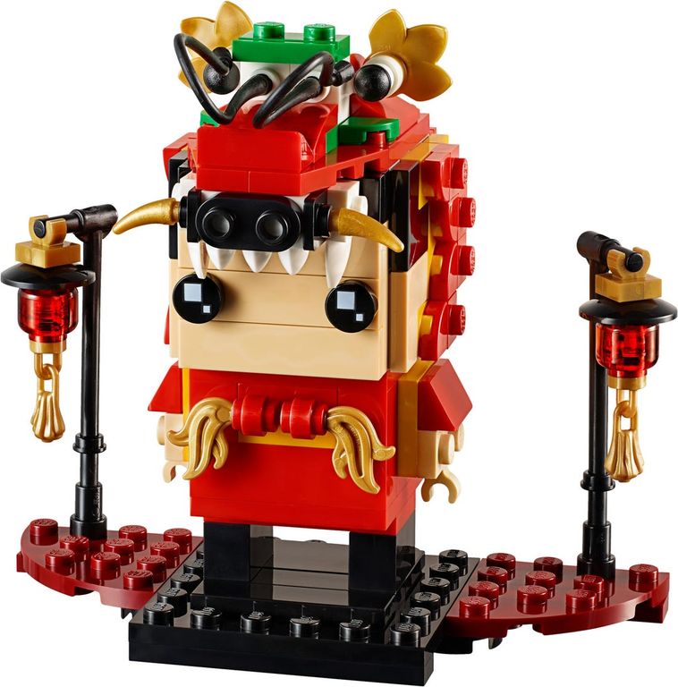 LEGO® BrickHeadz™ Bailarín de la Danza del Dragón partes