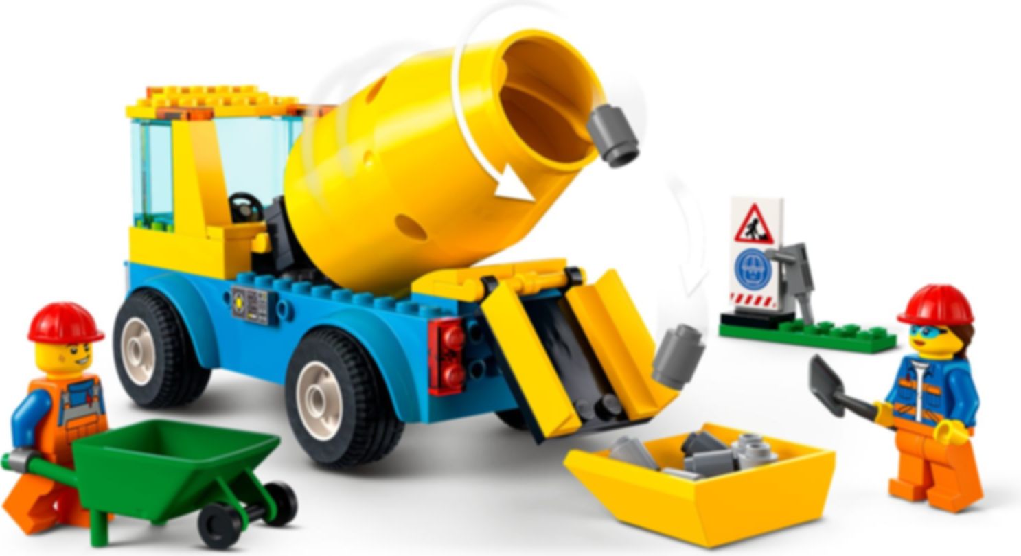 LEGO® City Cement Mixer Truck gameplay