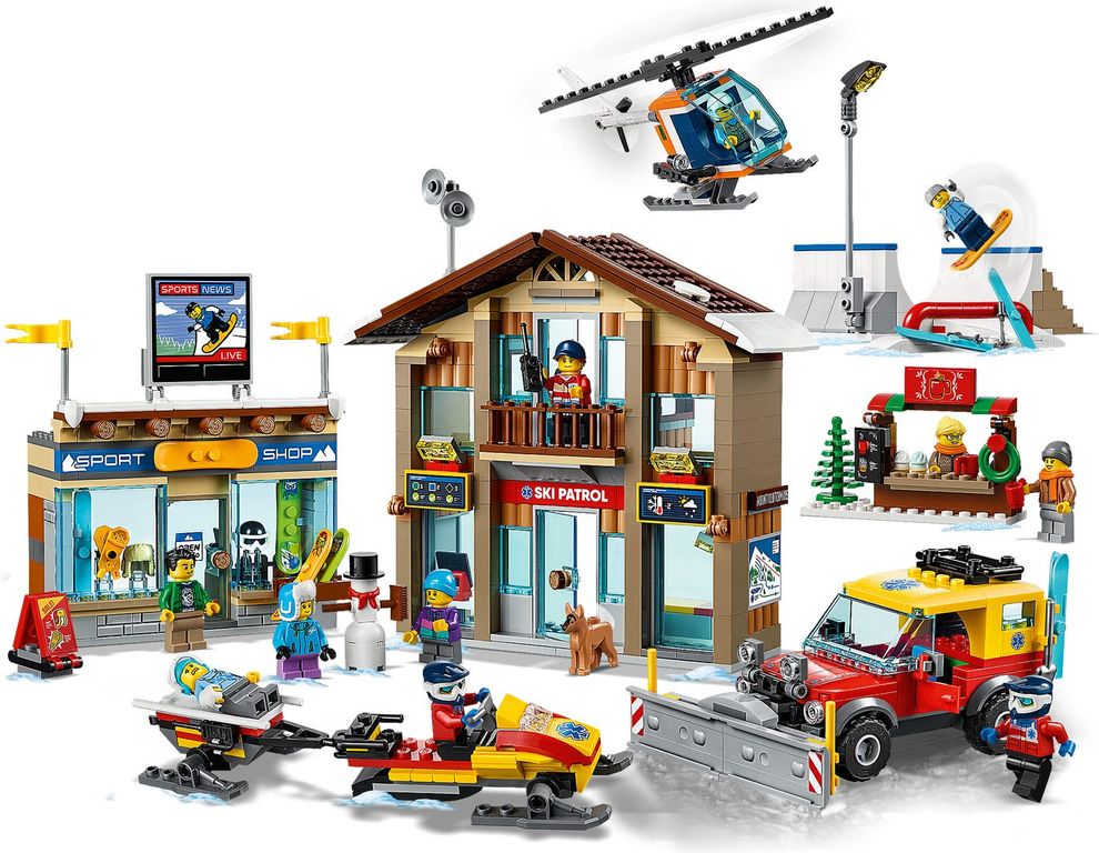 LEGO® City La station de ski gameplay