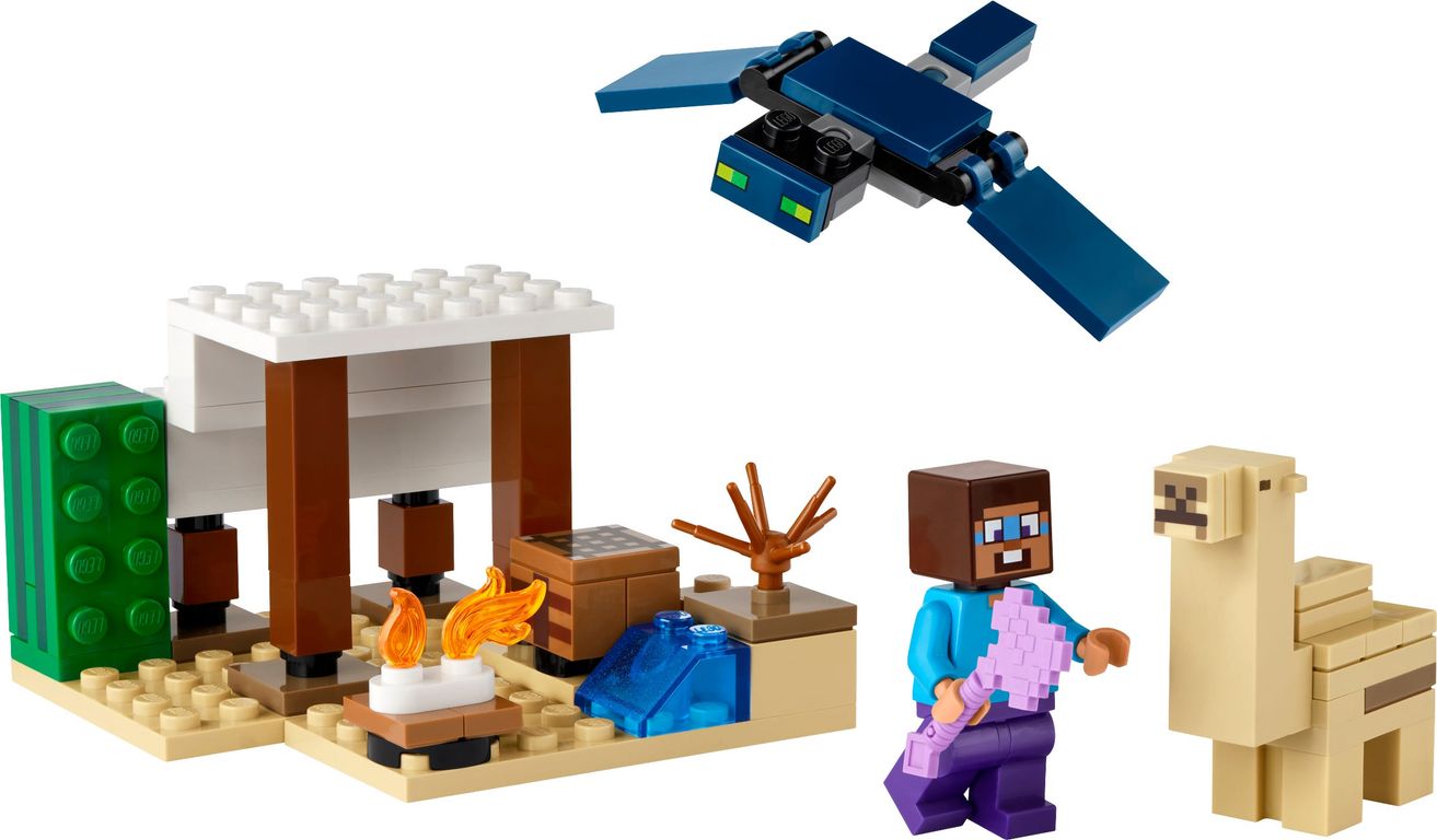 LEGO® Minecraft Steve's woestijnexpeditie componenten