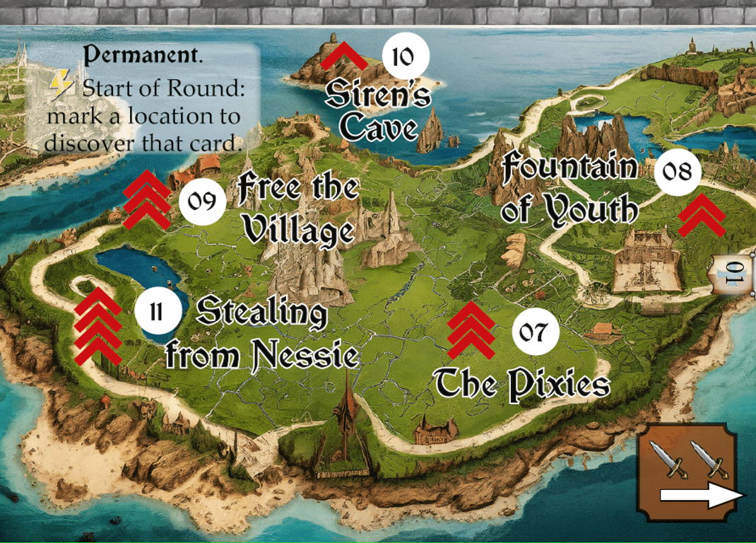 Kingdom Legacy: Feudal Kingdom tavolo da gioco
