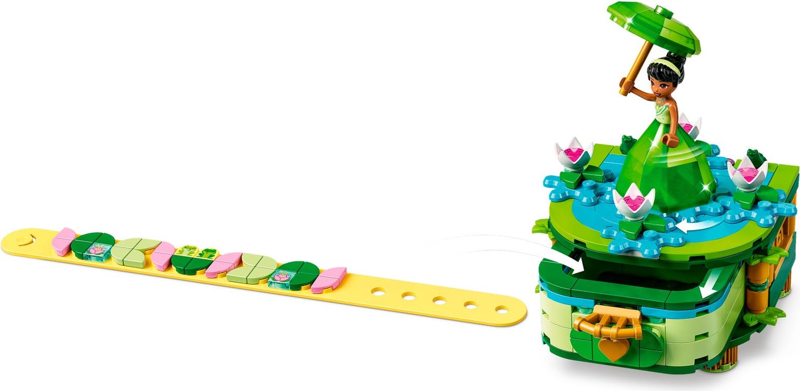 LEGO® Disney Aurora's, Merida's en Tiana's betoverde creaties componenten