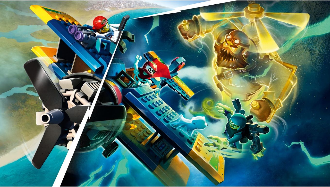 LEGO® Hidden Side L'aereo acrobatico di El Fuego gameplay