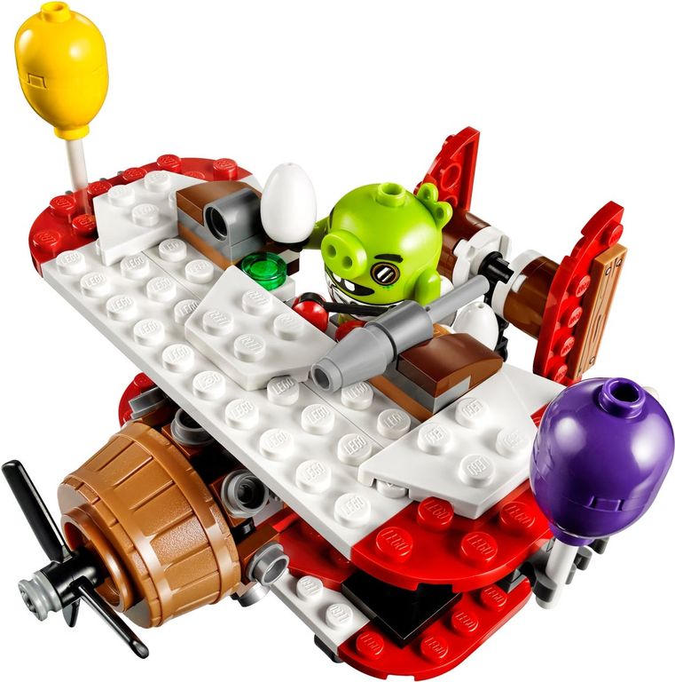 LEGO® Angry Birds Piggy Plane Attack components
