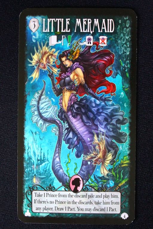 DV Giochi Dark Tales: Little Mermaid - Espansione In Inglese Per Il Gioco Di Carte Fiabe Oscure - 6