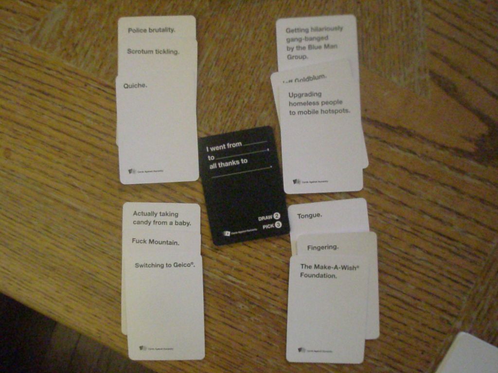 Cards Against Humanity kaarten