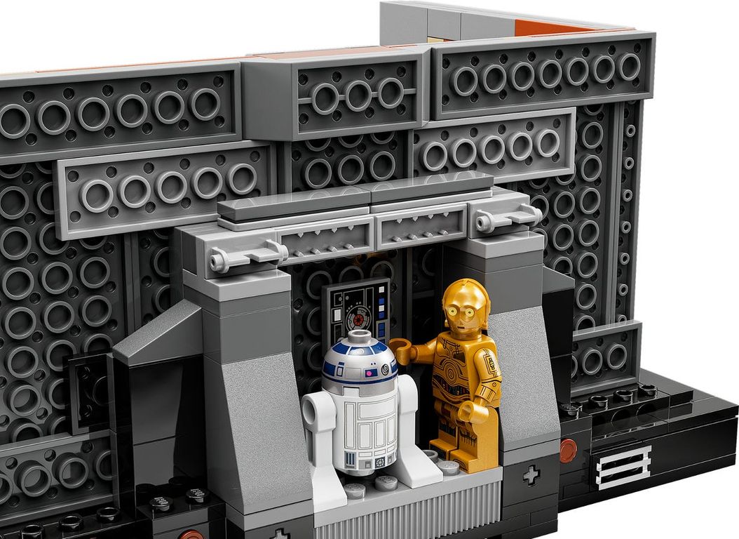 LEGO® Star Wars Diorama Compattatore di rifiuti Morte Nera lato posteriore