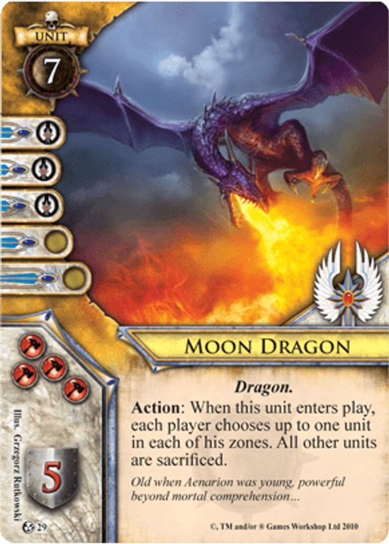 Warhammer: Invasion - The Chaos Moon card