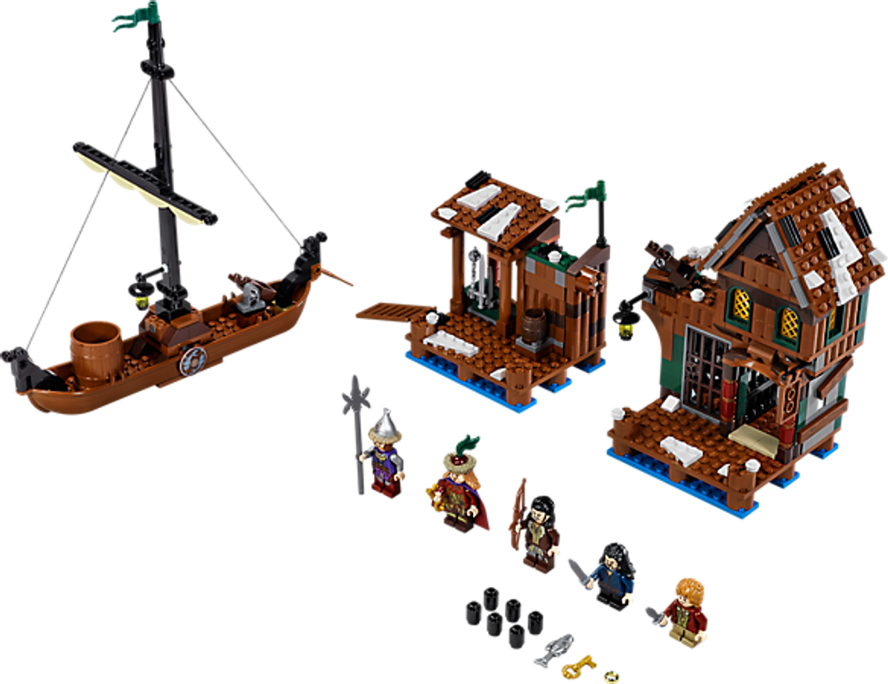 LEGO® The Hobbit Lake-town chase components