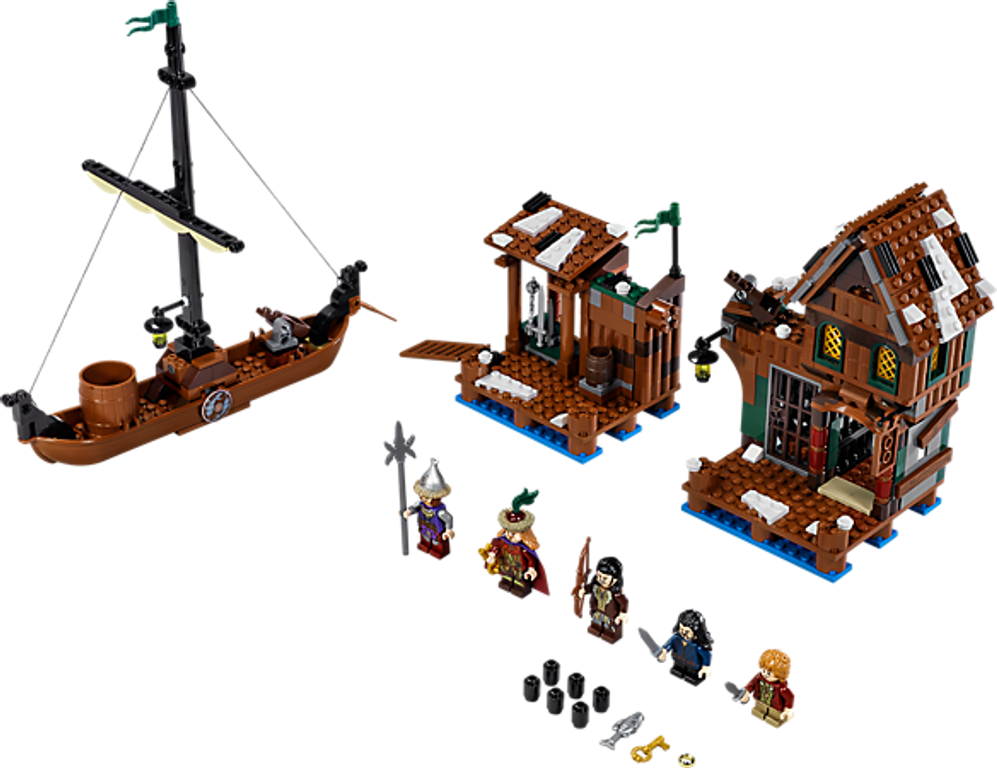 LEGO® The Hobbit Verfolgung auf dem Wasser komponenten