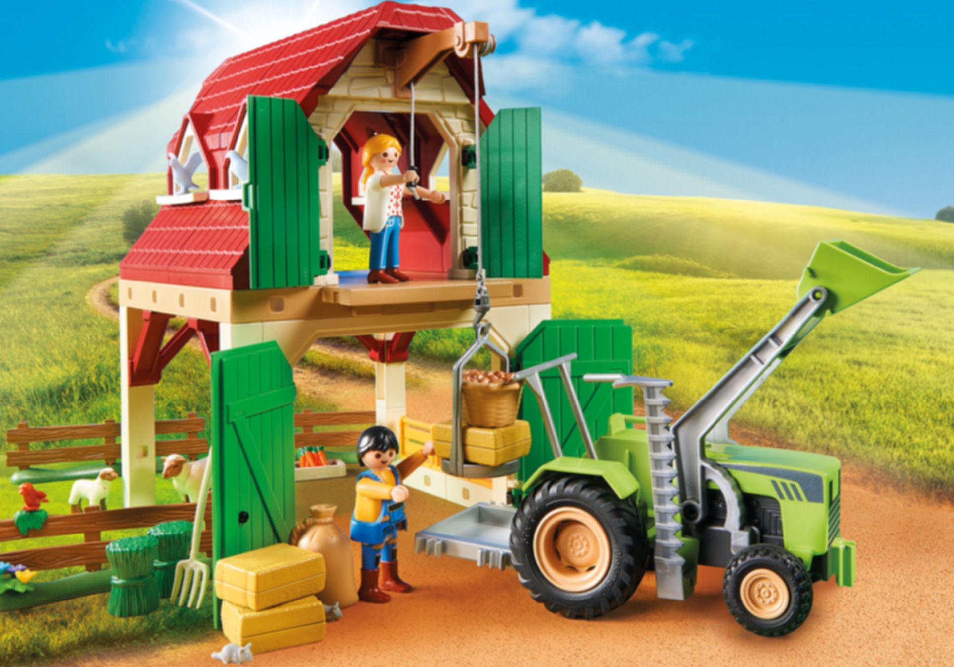 Playmobil® Country Farm with Small Animals building