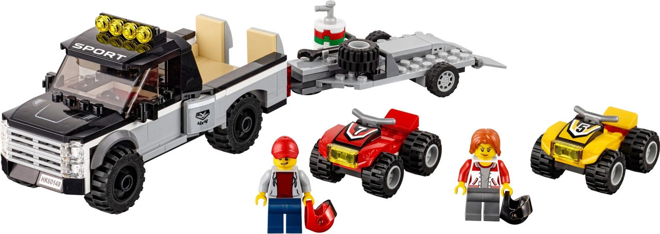 LEGO® City ATV Race Team components