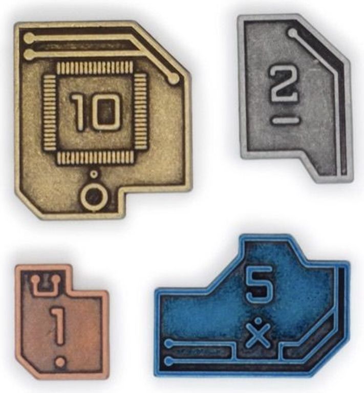 Vantage: Metal Coins components