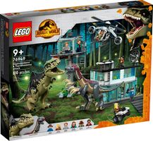 LEGO® Jurassic World Ataque del Giganotosaurio y el Therizinosaurio