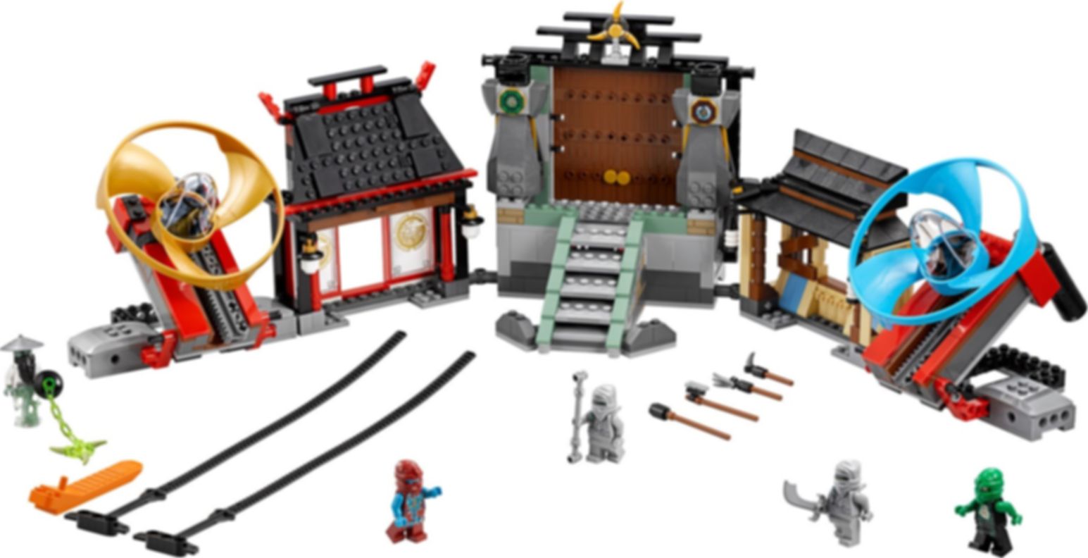 LEGO® Ninjago Airjitzu Battle Grounds components