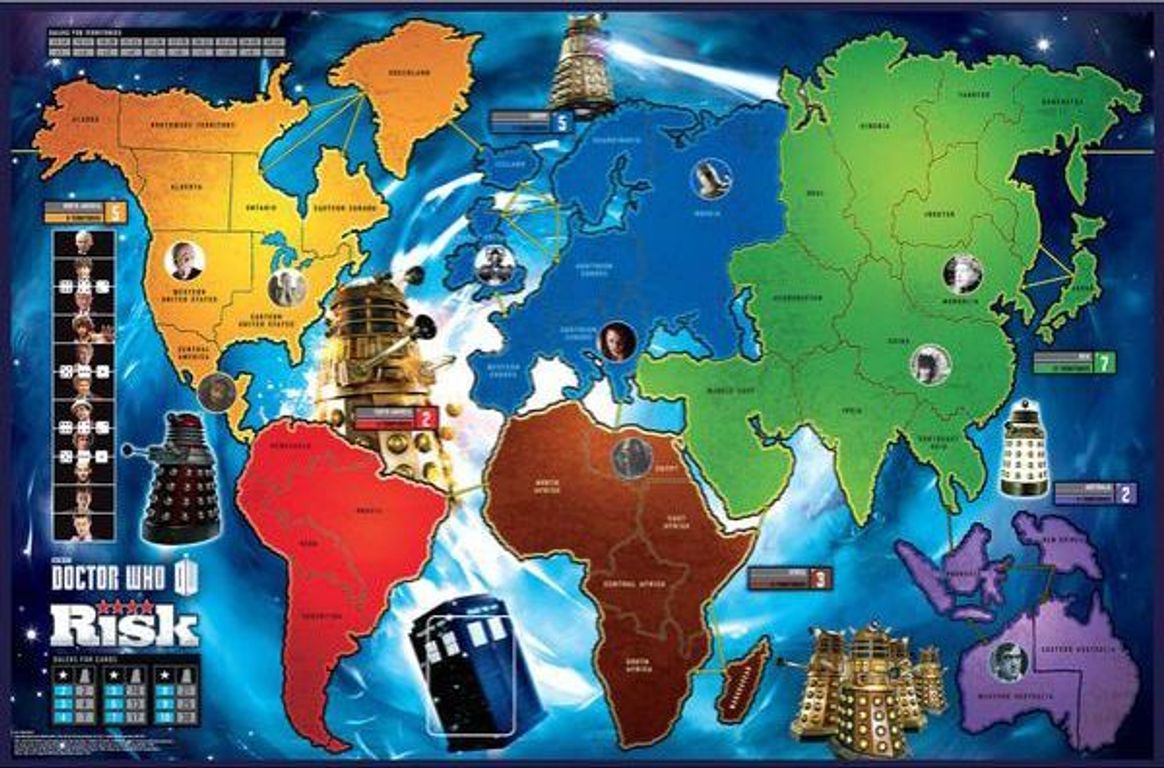 Risk: The Dalek Invasion of Earth tavolo da gioco