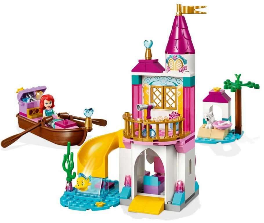 LEGO® Disney Ariel's Seaside Castle components
