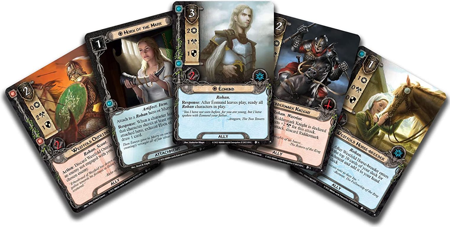 The Lord of the Rings: The Card Game – Revised Core – Riders of Rohan Starter Deck carte