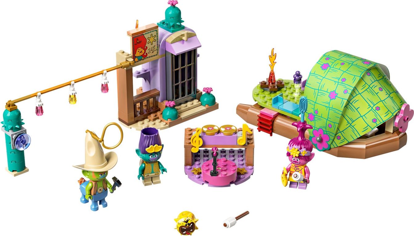 LEGO® Trolls Avventura sulla zattera a Lonesome Flats componenti