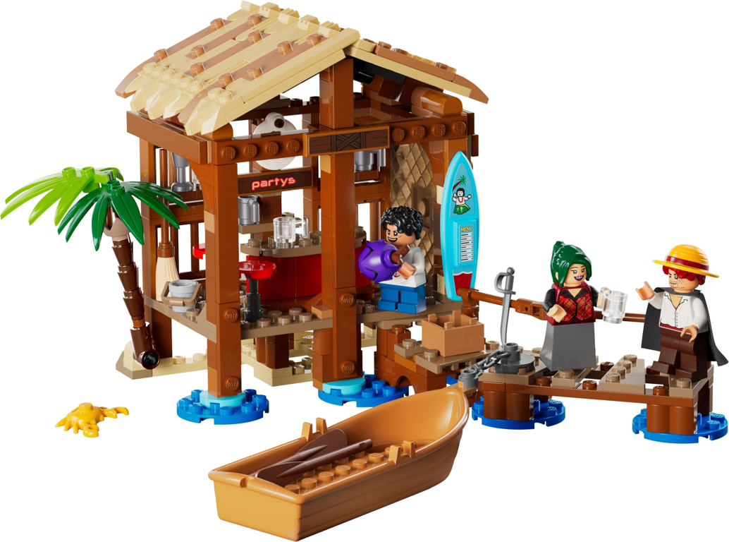 LEGO® One Piece Windmill Village Hut components