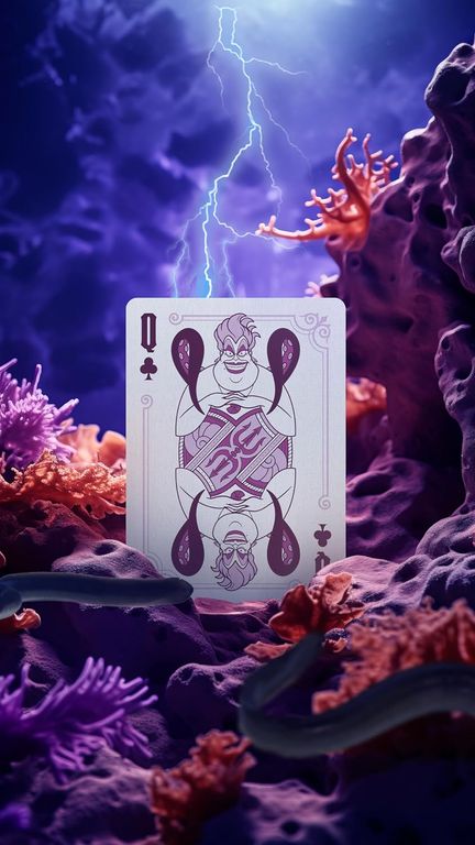 Bicycle Disney Villains Playing Cards Ursula carte