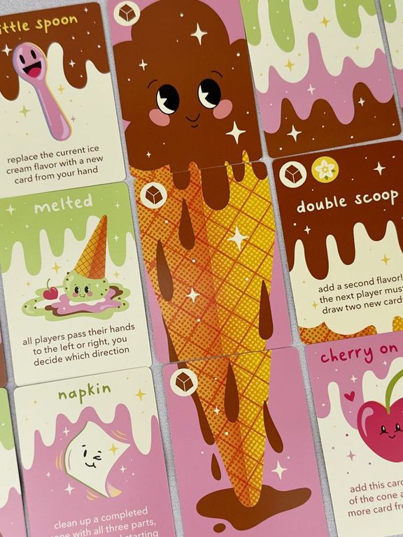 Melted: A Messy Ice Cream Game cards