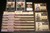 Massive Darkness: Heroes & Monster Set - Noble Warriors vs The Cockatrix components