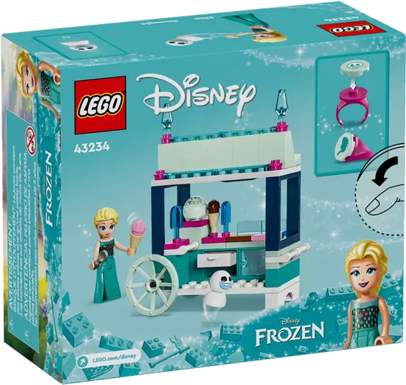 LEGO® Disney Delicias Heladas de Elsa parte posterior de la caja