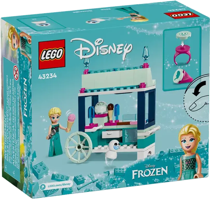 LEGO® Disney Elsa's Frozen traktaties achterkant van de doos