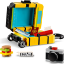 Yellow Travel Suitcase components