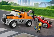 LEGO® City Sleepwagen en sportautoreparatie