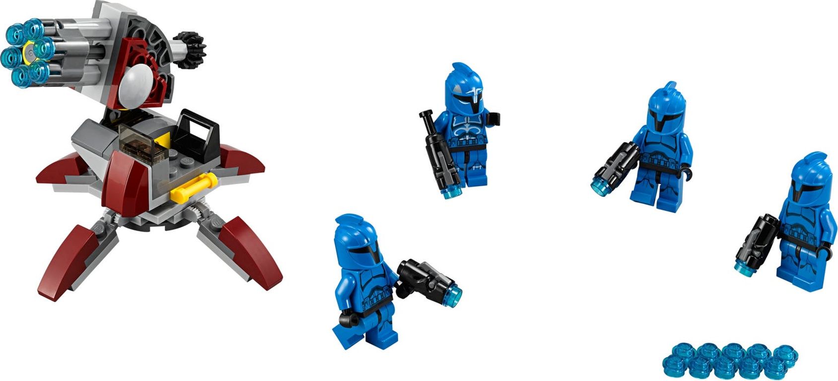 LEGO® Star Wars Senate Commando Troopers™ komponenten