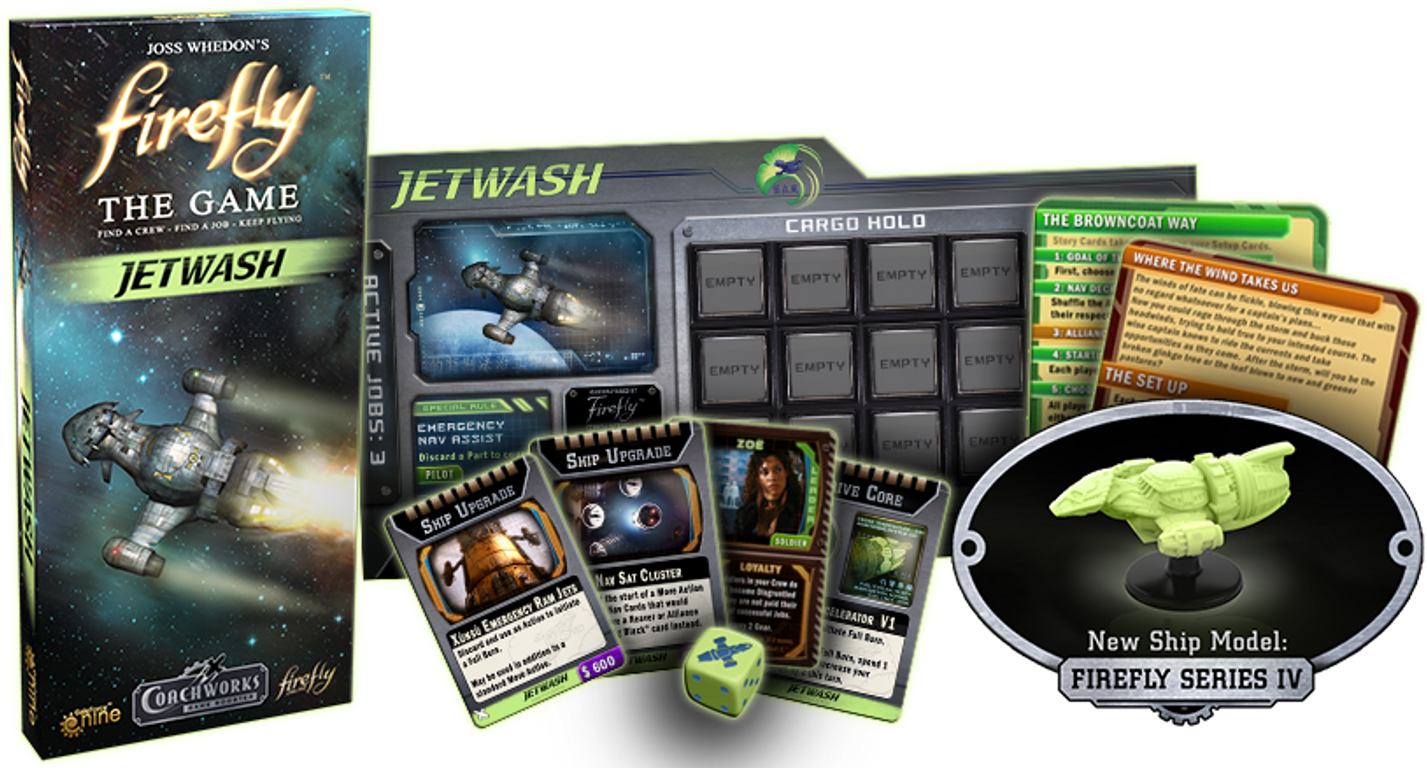 Firefly: The Game - Jetwash componenten