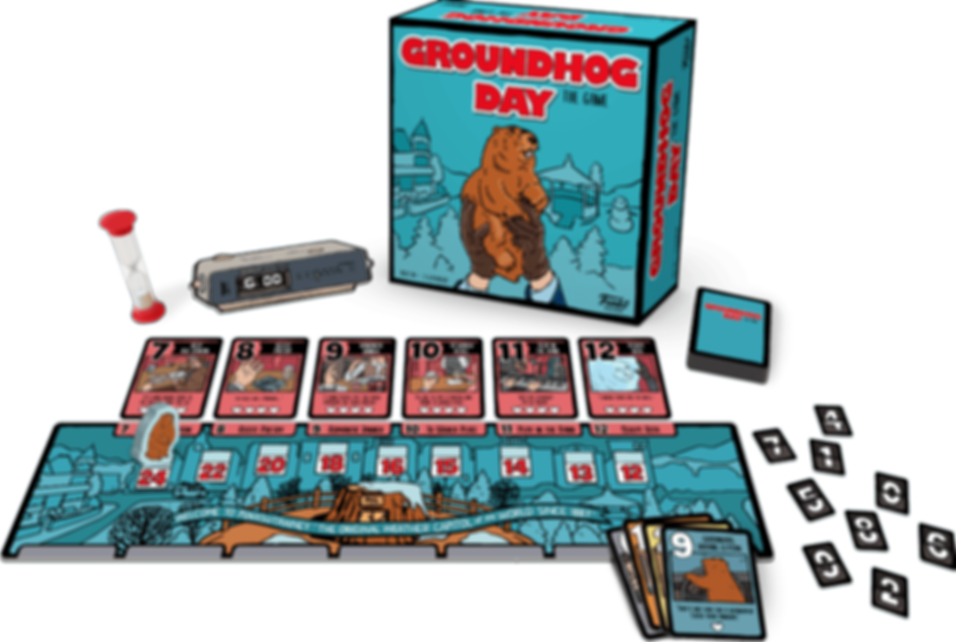 Groundhog Day: The Game components