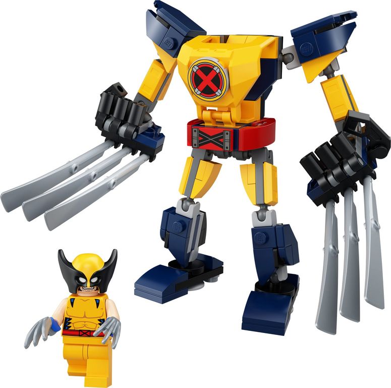 LEGO® Marvel Wolverine Mech Armor components