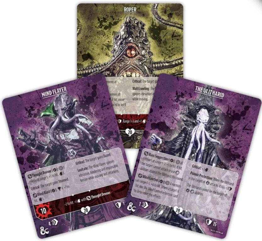 Dungeons & Dragons: Onslaught – Scenario Kit: Grasp of the Mind Flayer cartas