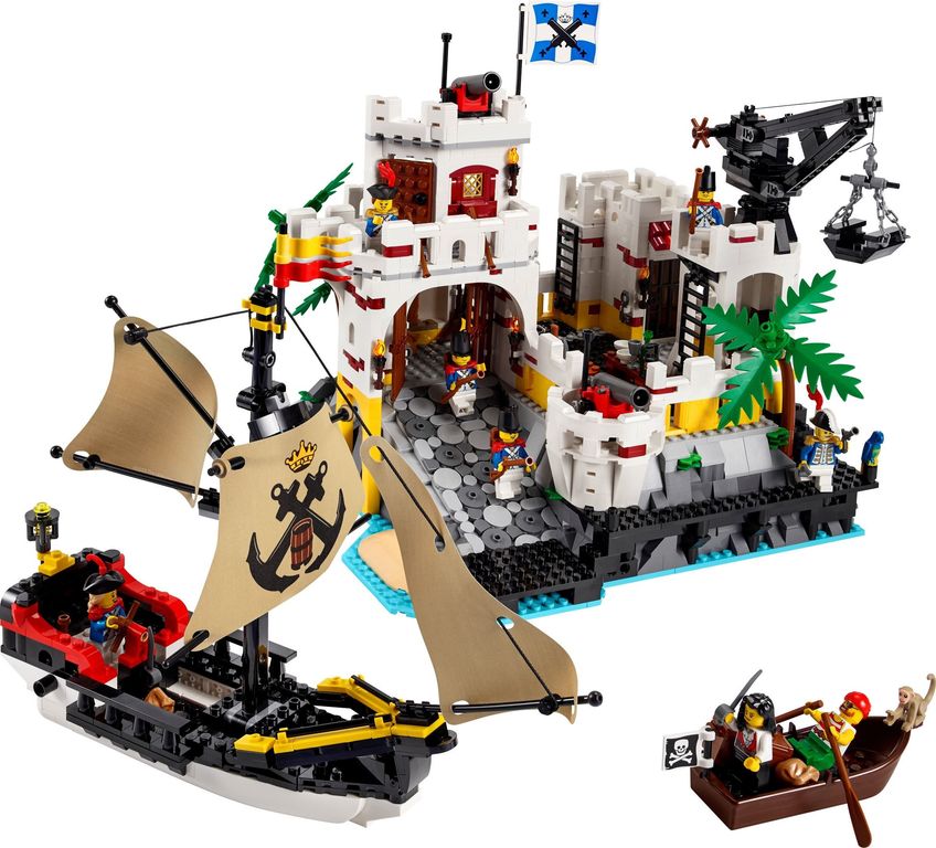 LEGO® Icons Fortezza di Eldorado componenti