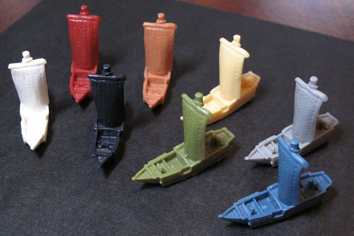 Tsuro of the Seas miniatures