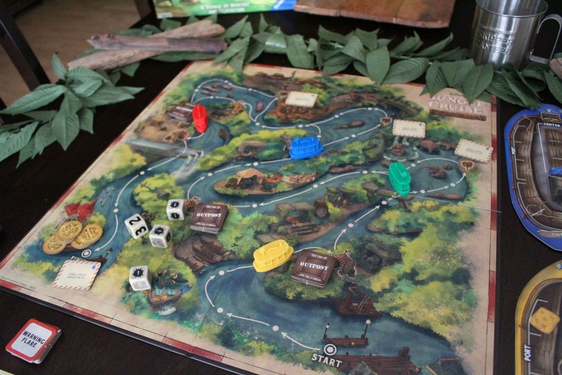 Disney Jungle Cruise Adventure Game komponenten