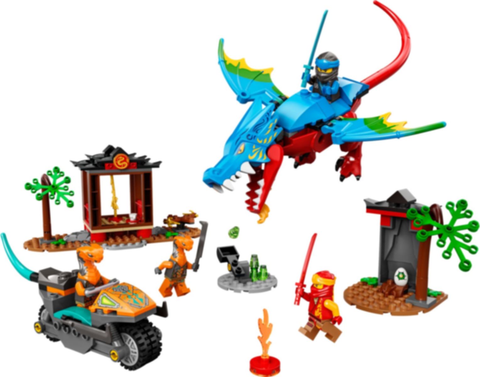 LEGO® Ninjago Ninja drakentempel speelwijze
