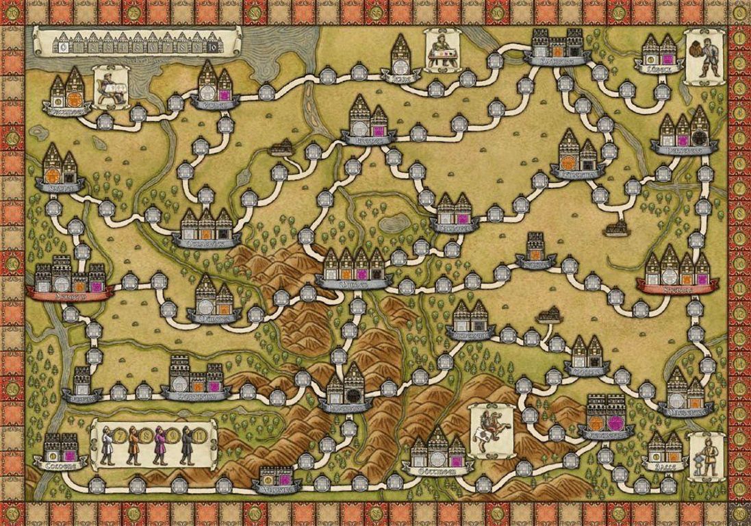 Hansa Teutonica game board