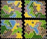 Kingdom Builder: Nomads game board