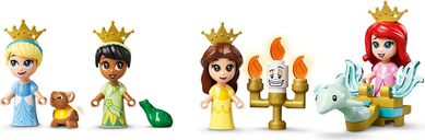 LEGO® Disney Les aventures d’Ariel, Belle, Cendrillon et Tiana dans un livre de contes figurines