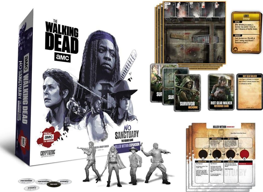 The Walking Dead: No Sanctuary - Expansion 2: Killer Within komponenten