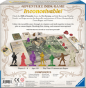 The Princess Bride Adventure Book Game rückseite der box